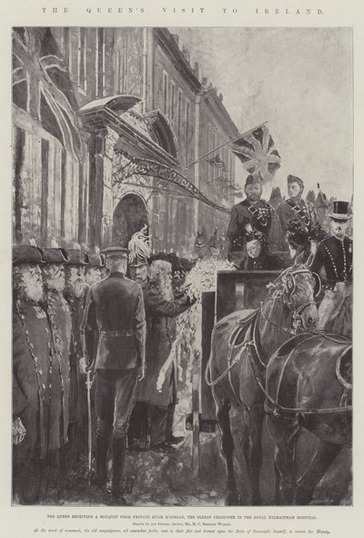 女王のアイルランド訪問 作： Henry Charles Seppings Wright